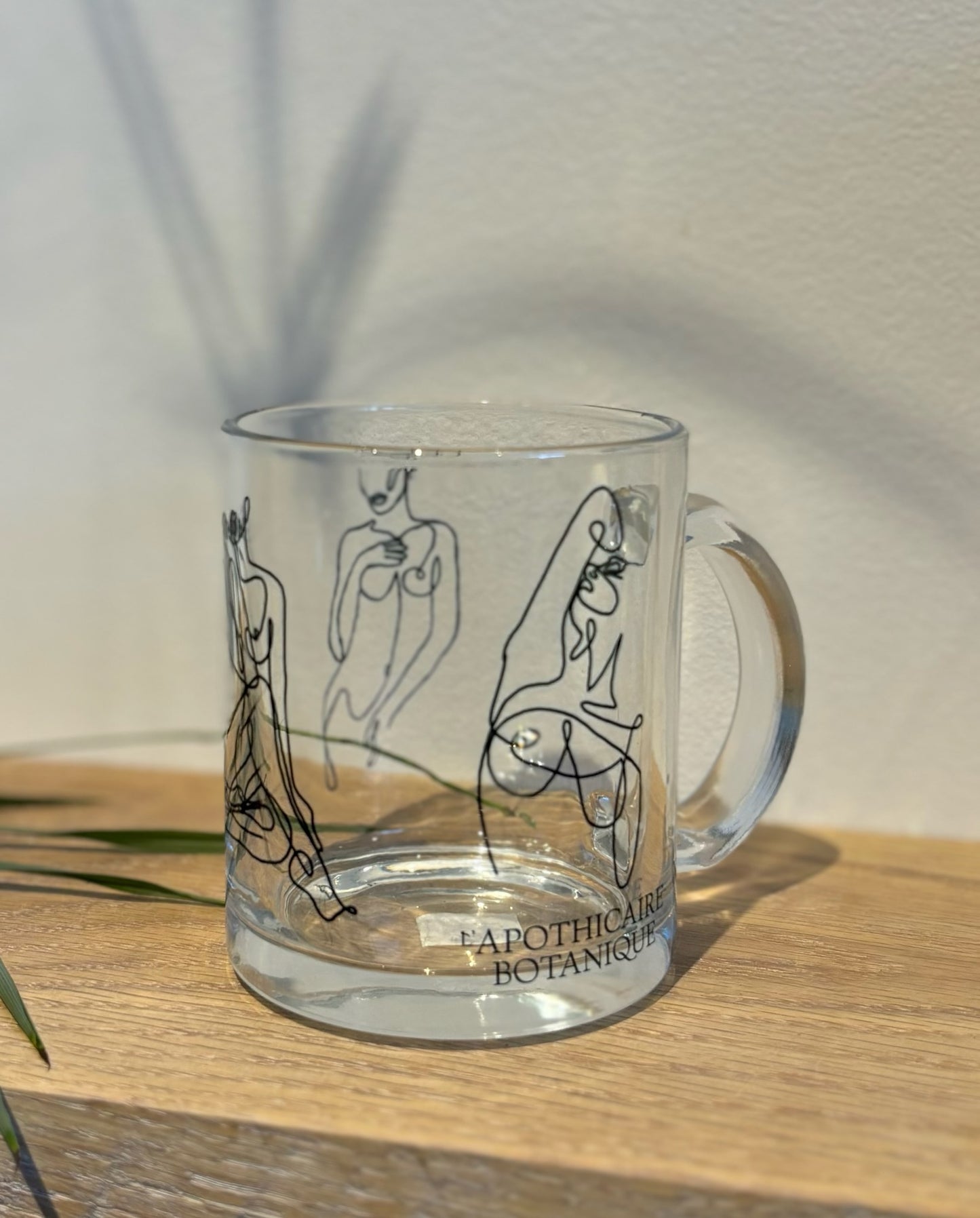 Glass Mug - Single Line Woman Shape